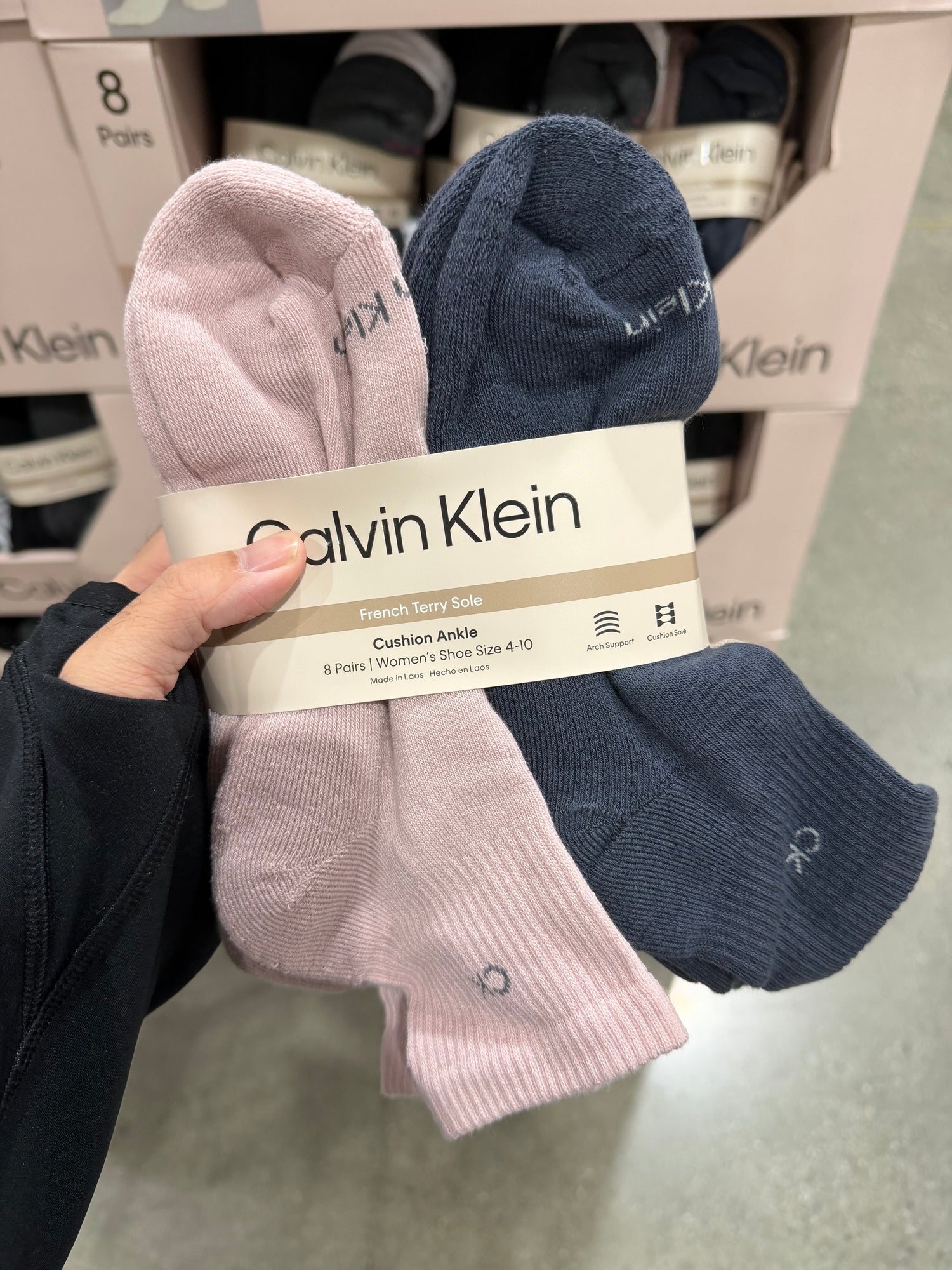 Costco CK 女生腳踝襪 八雙組