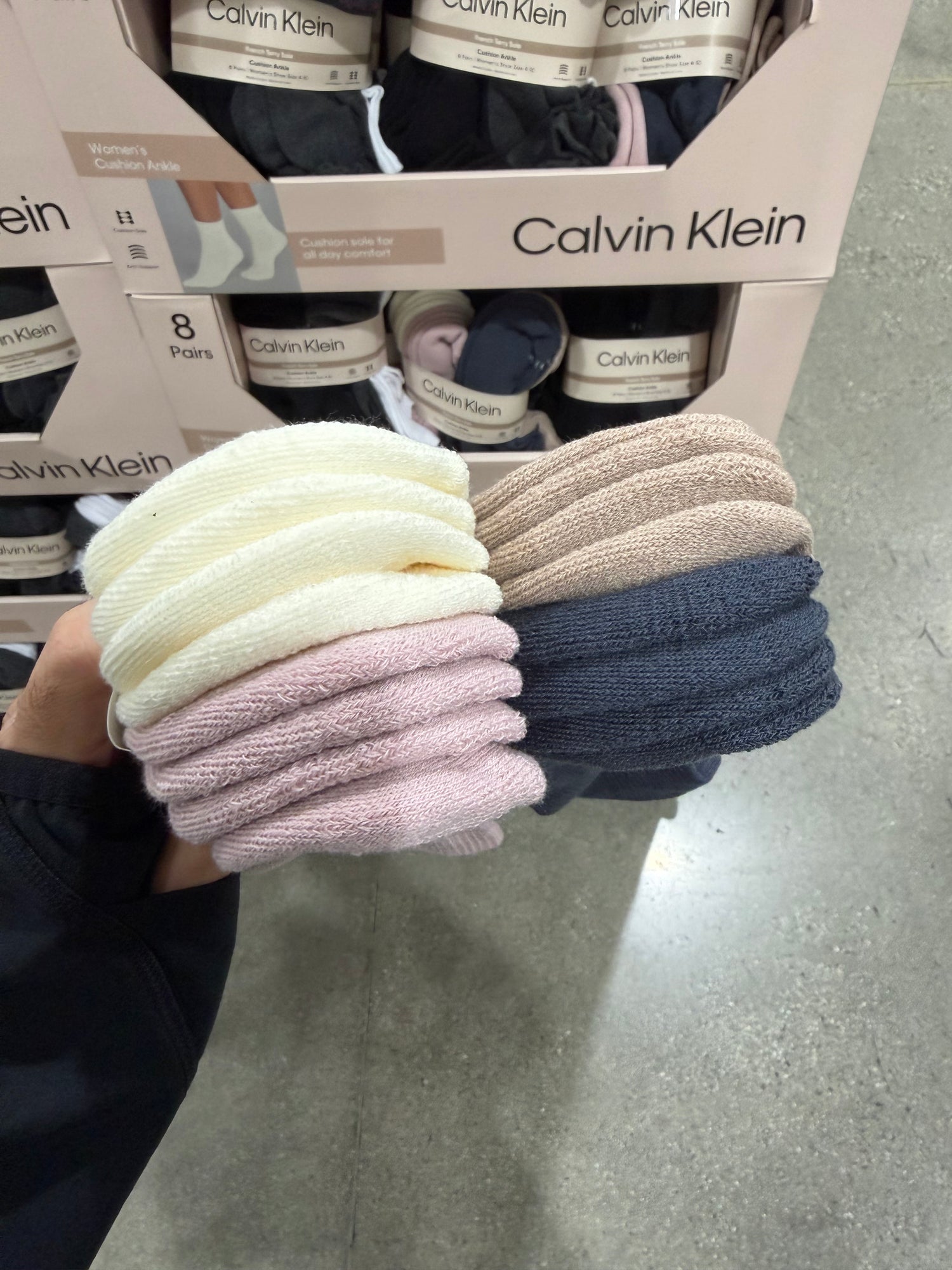 Costco CK 女生腳踝襪 八雙組