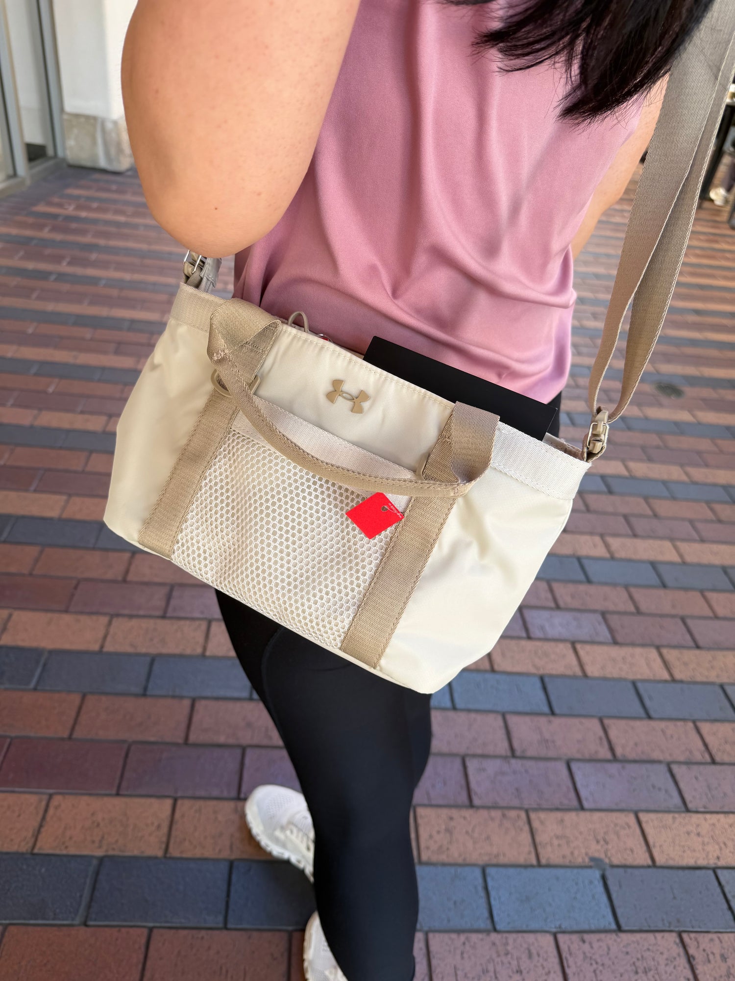 UA Studio mini 托特包 奶茶撞色 4.75L