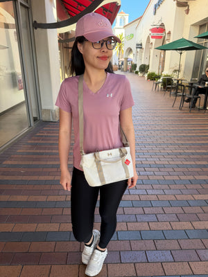 UA Studio mini 托特包 奶茶撞色 4.75L