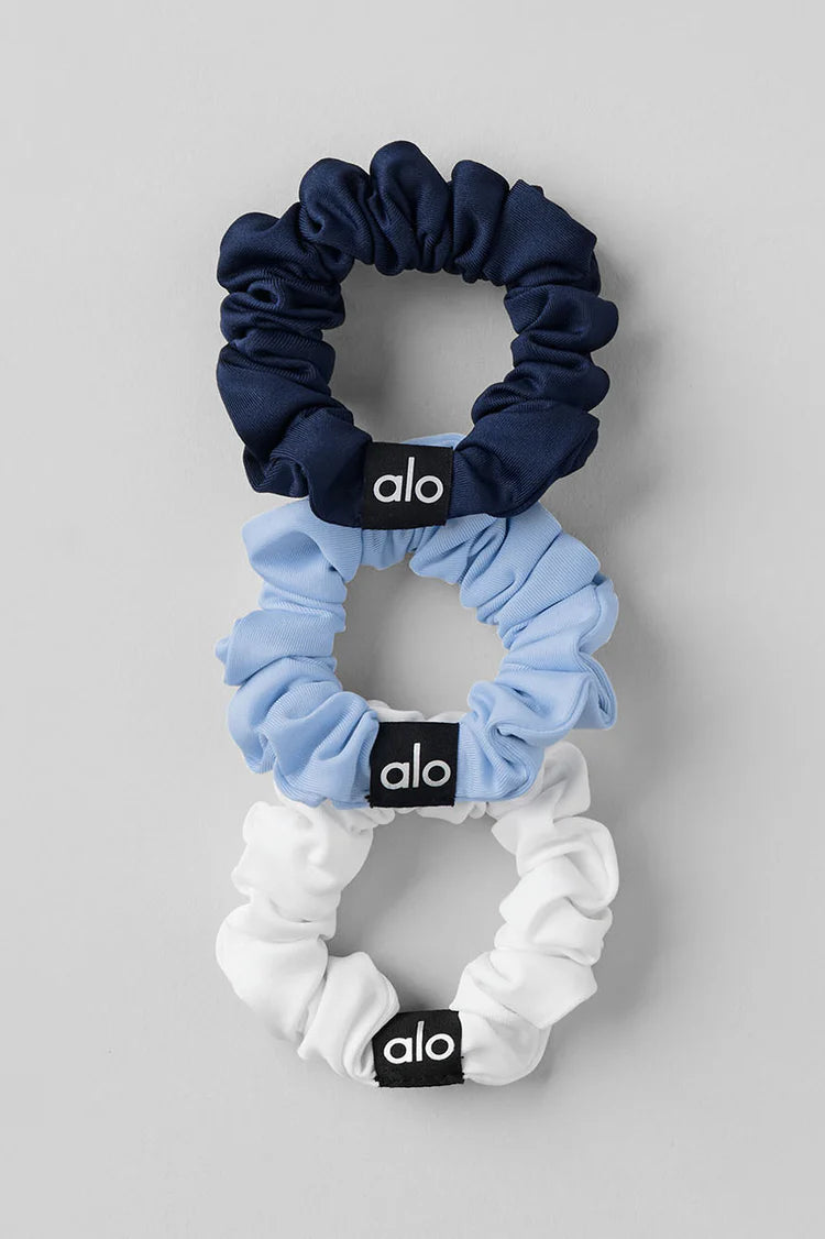 Alo 可愛髮圈 三入組 貝殼藍