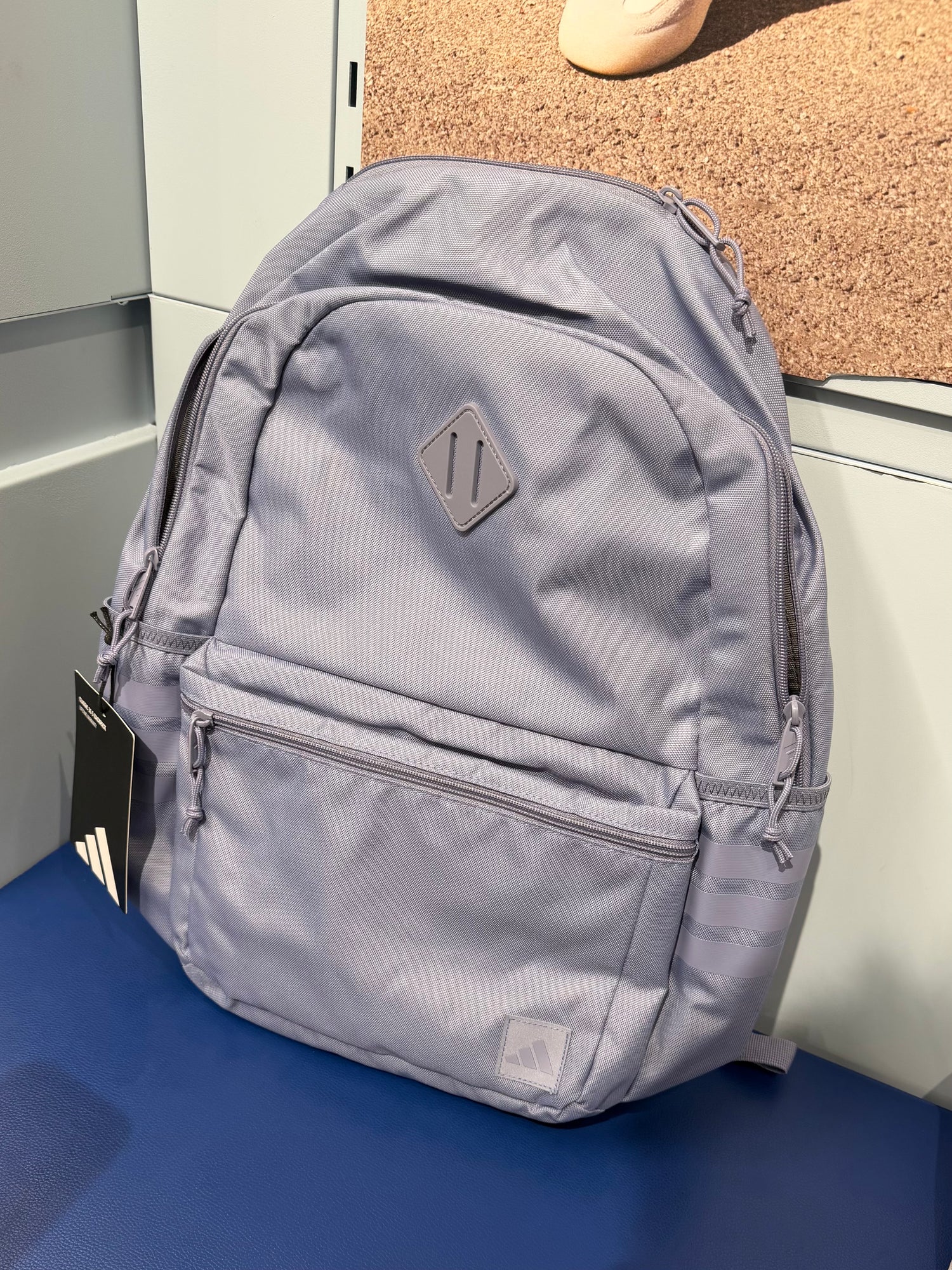 Adidas 經典3s 後背包 紫色