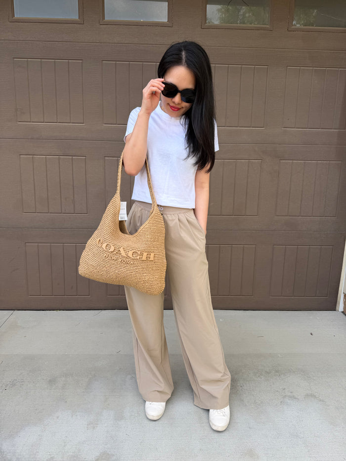 Coach專櫃  草編 Brooklyn 34