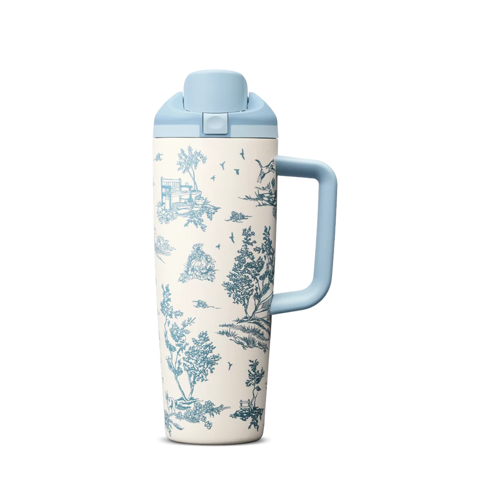 Owala 手提吸管不銹鋼水壺 - 法式鄉村 - Toile be home - 30oz