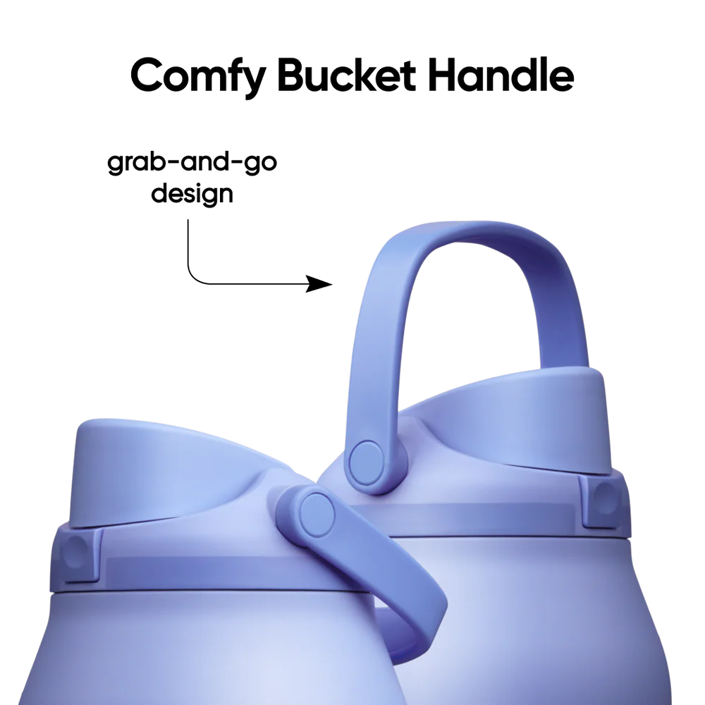 Owala 拉手吸管不銹鋼冷水壺 - 藍色 - Out of the Blue - 1890ml