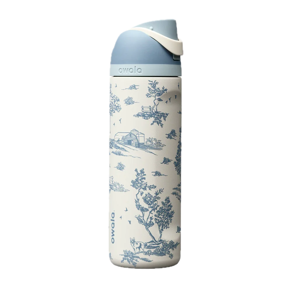 Owala 經典吸管不銹鋼水壺 - 法式鄉村 - Toile be home - 24oz
