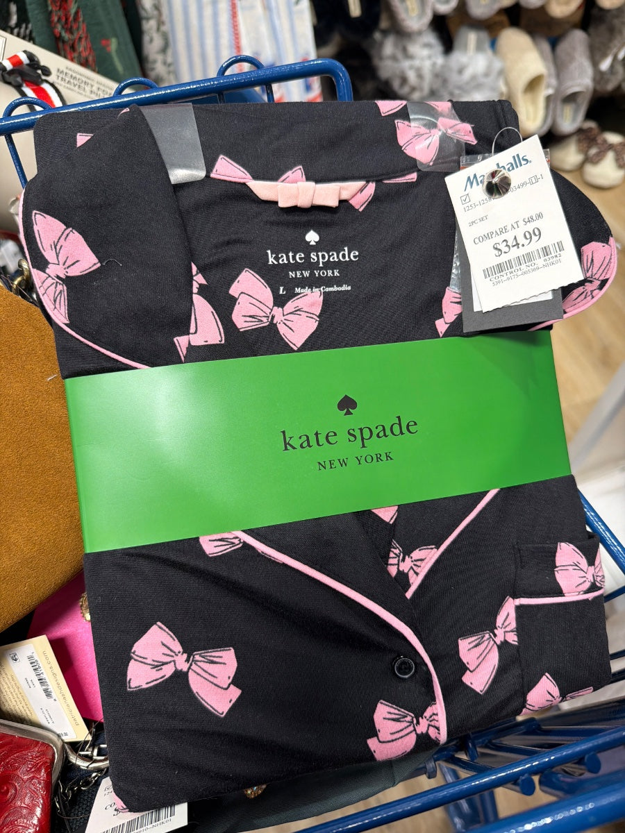 挖寶 KS 睡衣 黑色蝴蝶結
