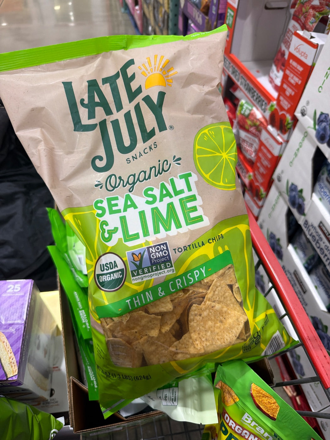 Costco Late July 有機玉米片 萊姆海鹽