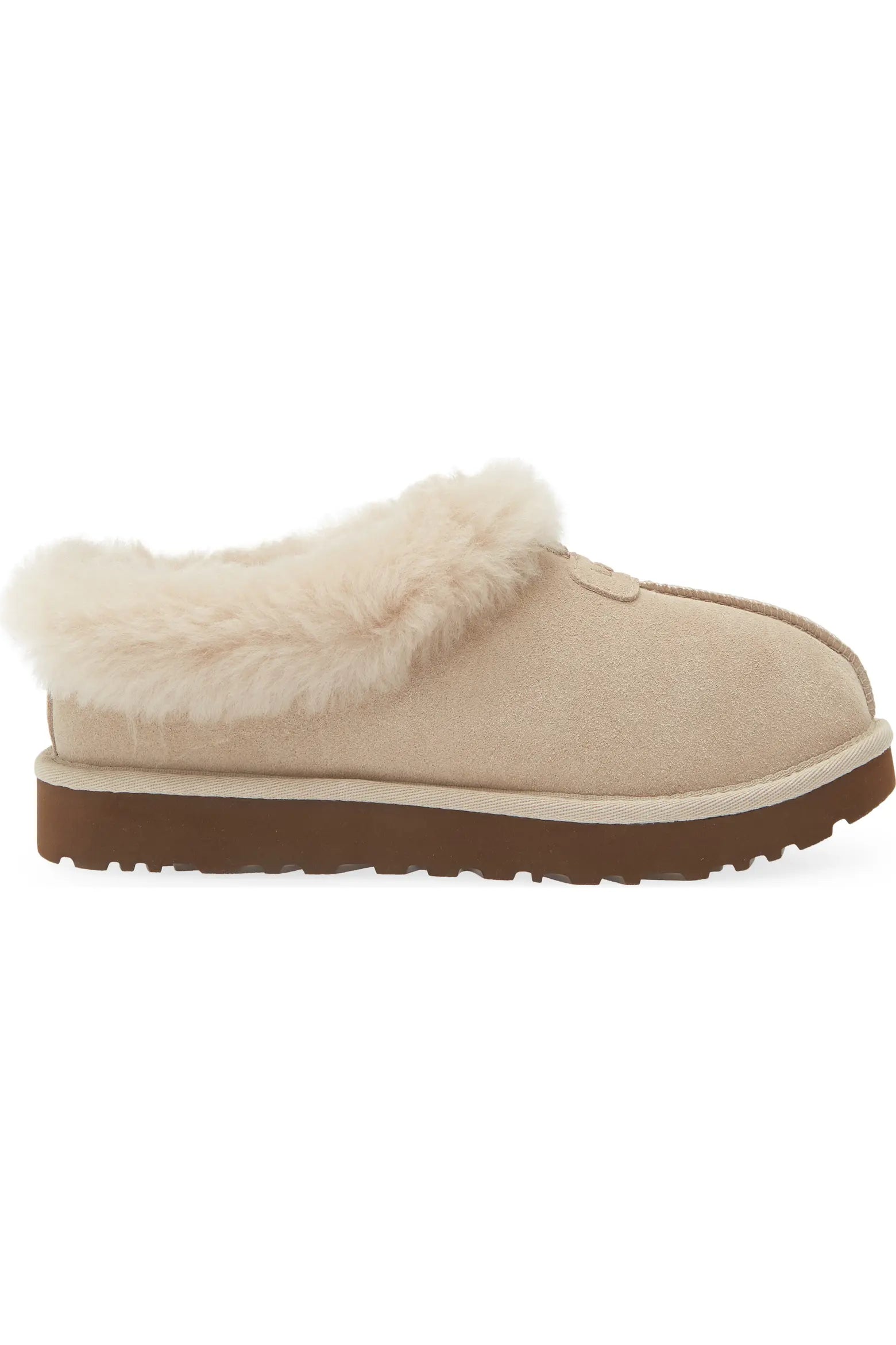 ND UGG 女生 Tazzette 絨絨毛領厚底穆勒鞋