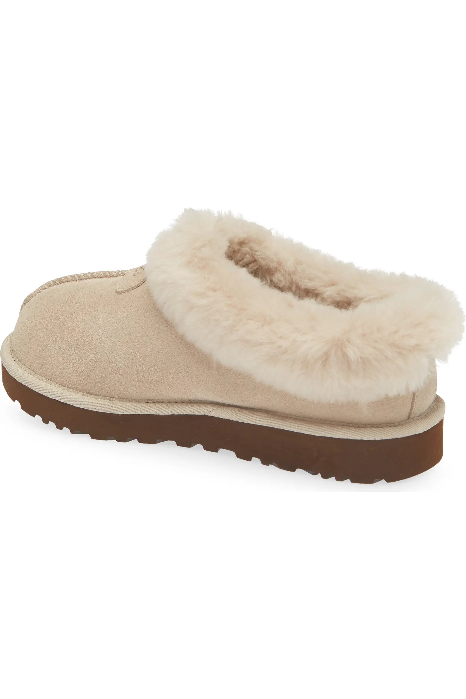 ND UGG 女生 Tazzette 絨絨毛領厚底穆勒鞋