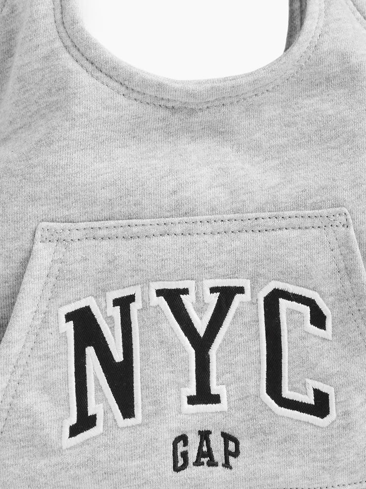 Gap 帽T托特包 小款 - 淺灰NYC