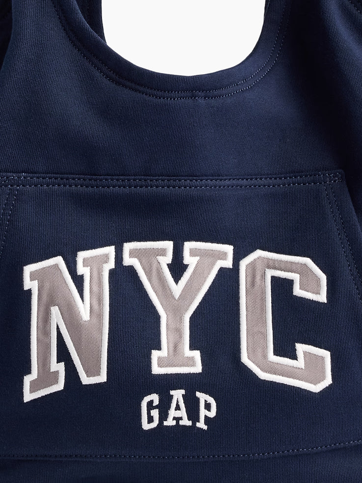 Gap 帽T托特包 中款 - NYC深藍