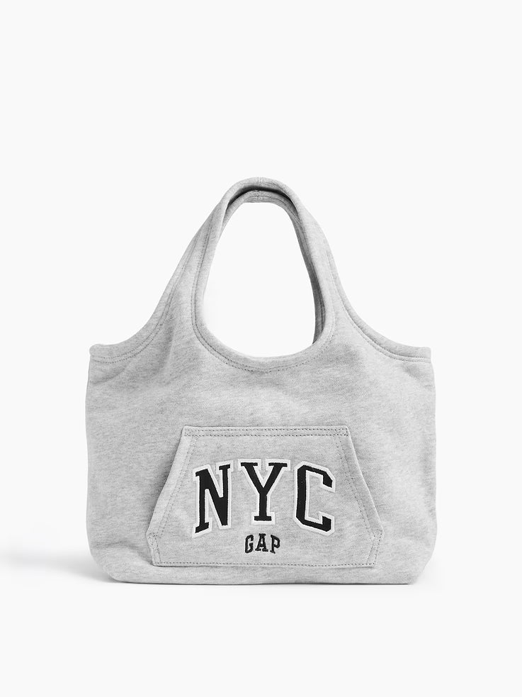 Gap 帽T托特包 小款 - 淺灰NYC