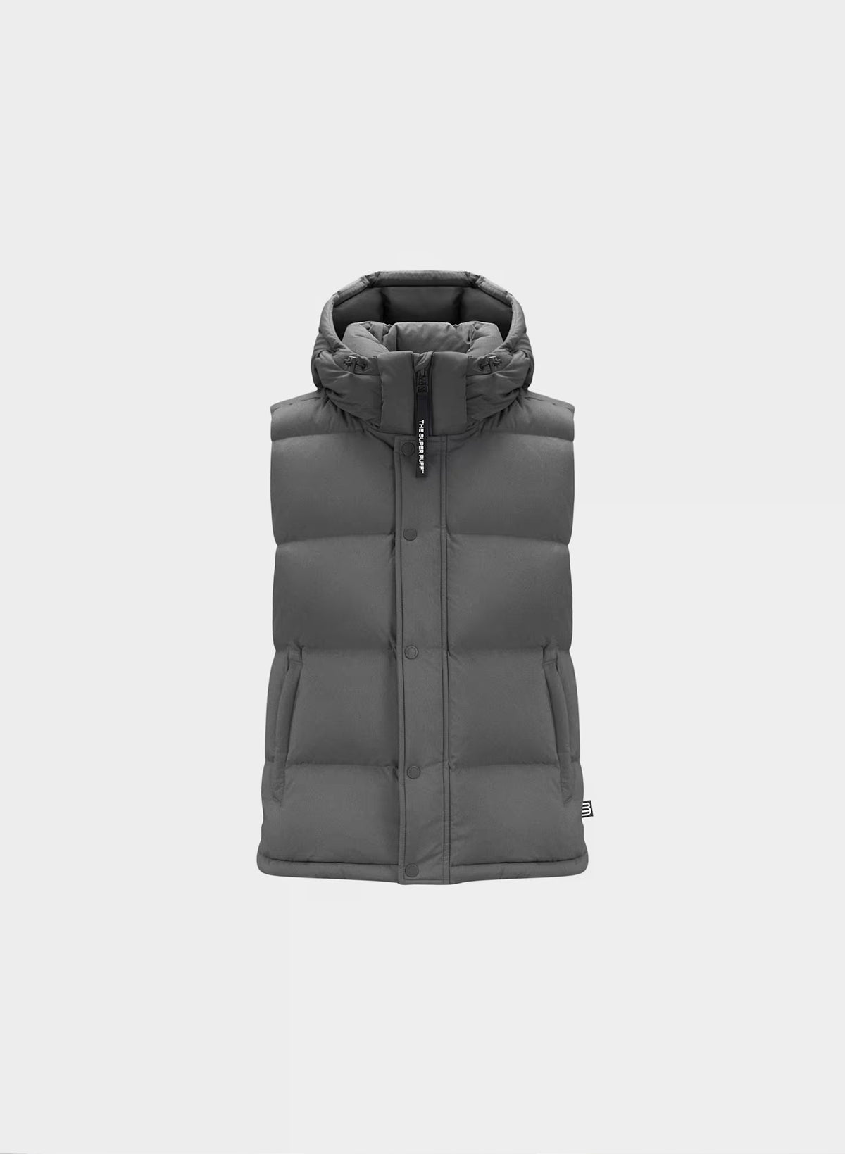Aritzia 女生 Superpuff 五格真羽絨背心 800 - 高級灰 - Coal Grey