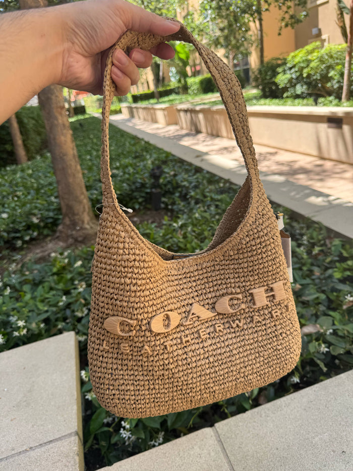 Coach專櫃  草編 Brooklyn 28