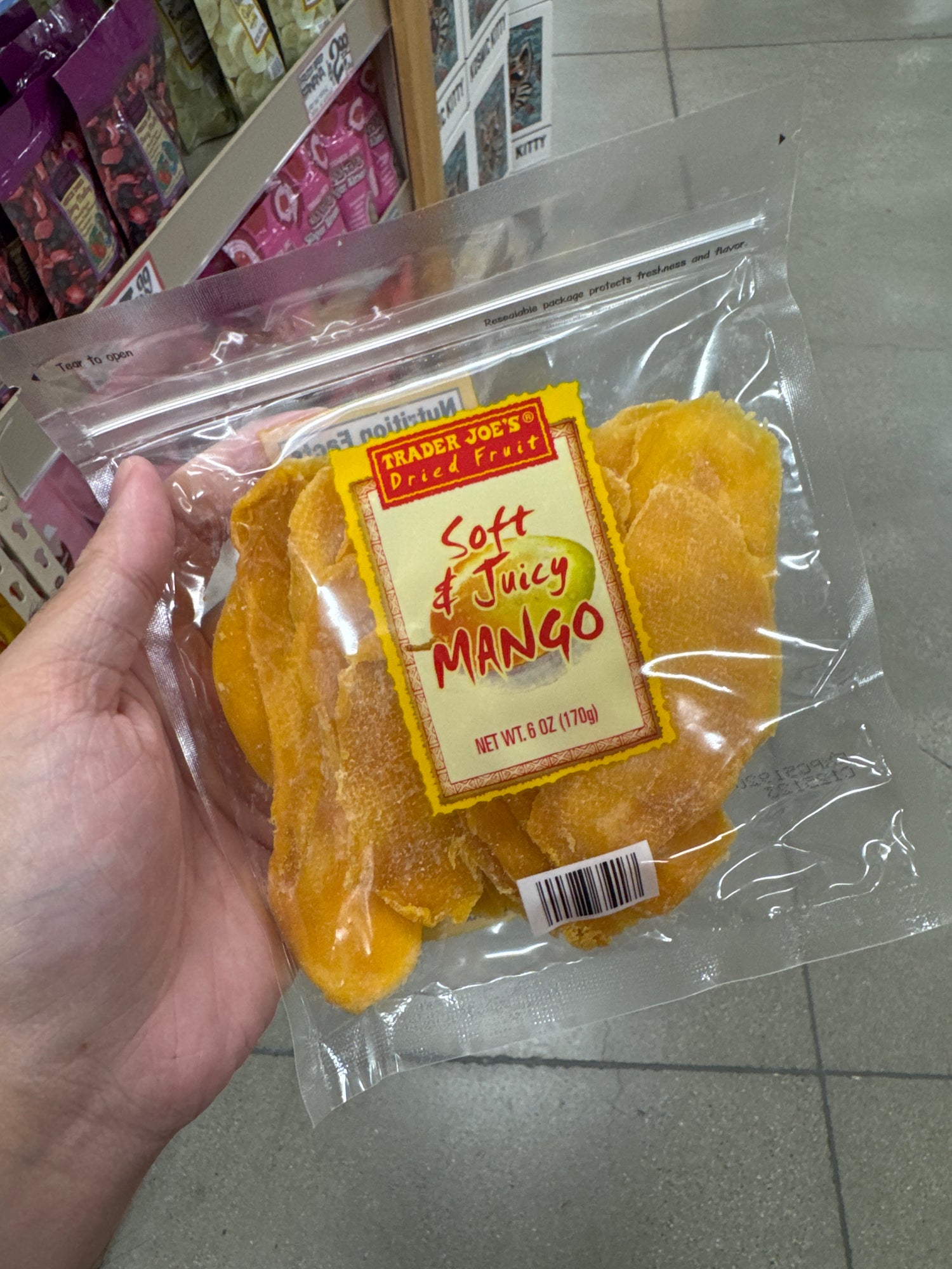 TJ果乾 soft and juicy 芒果乾 170g