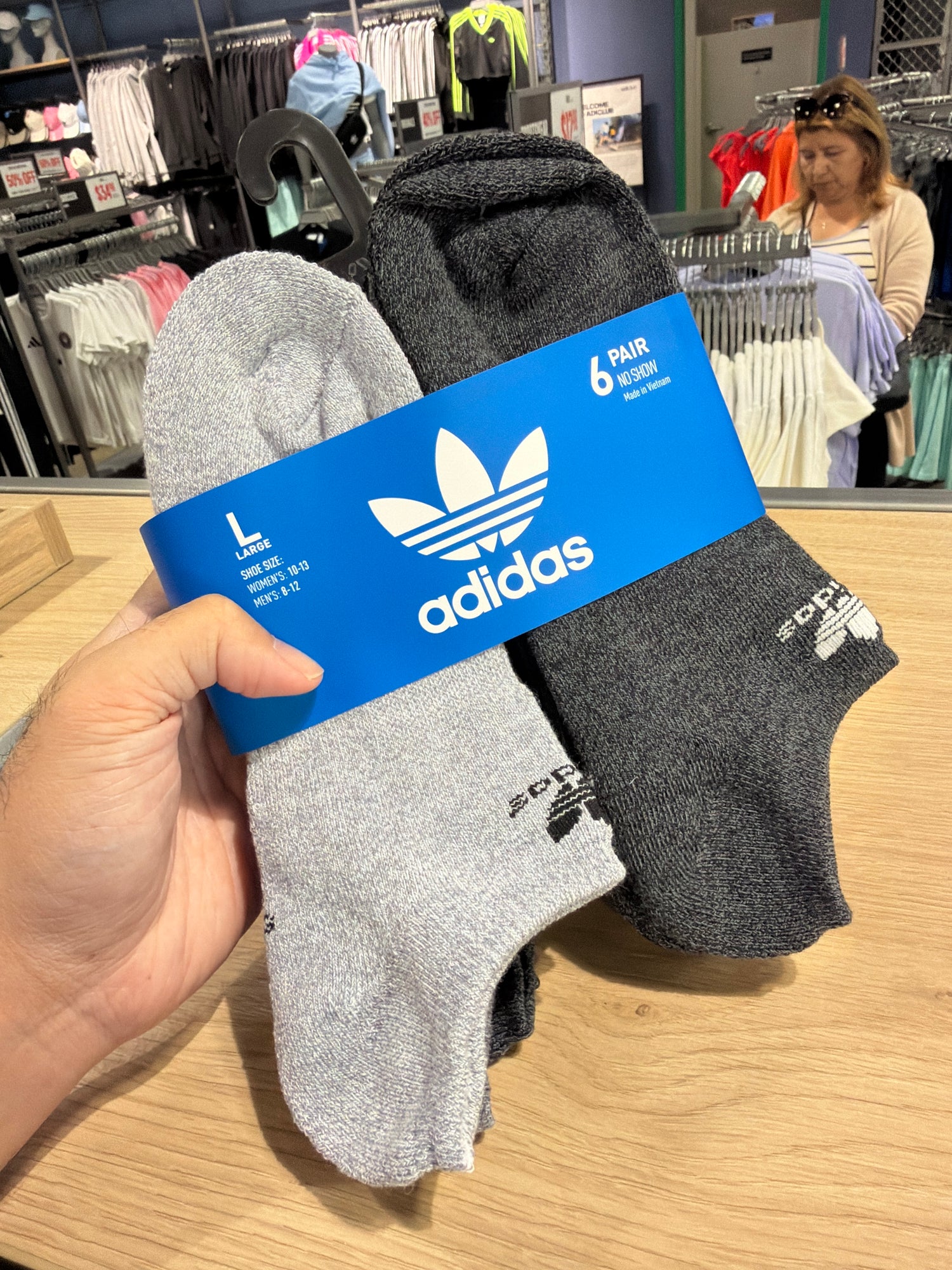 Adidas 小三葉草隱形襪 六雙組 - EV8986