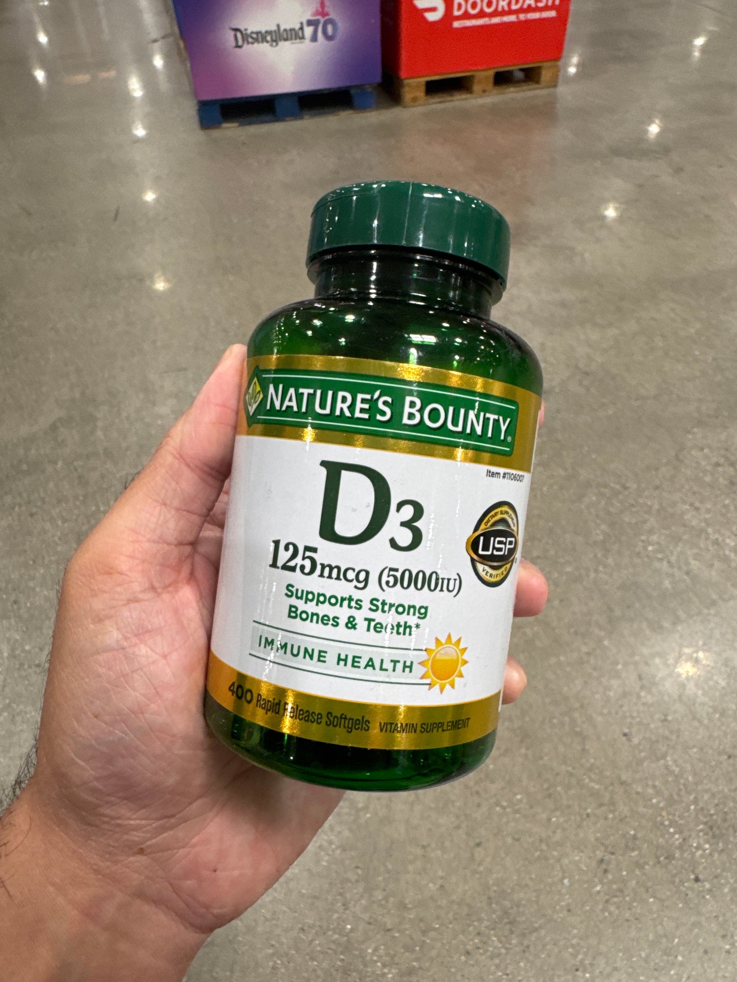 Costco Nature Bounty D3 400顆