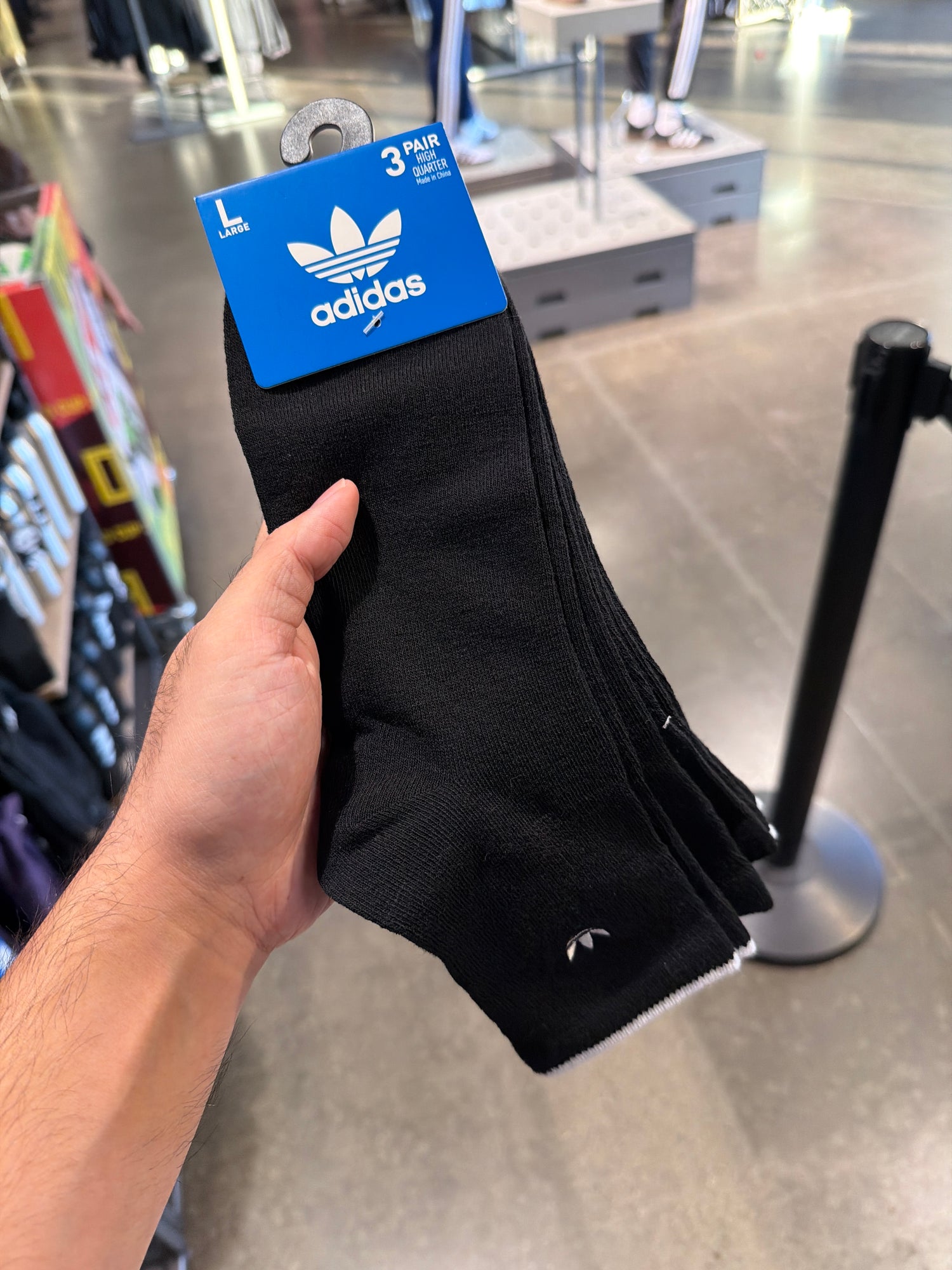Adidas 迷你三葉草 低中筒襪 三入組 - JK5236