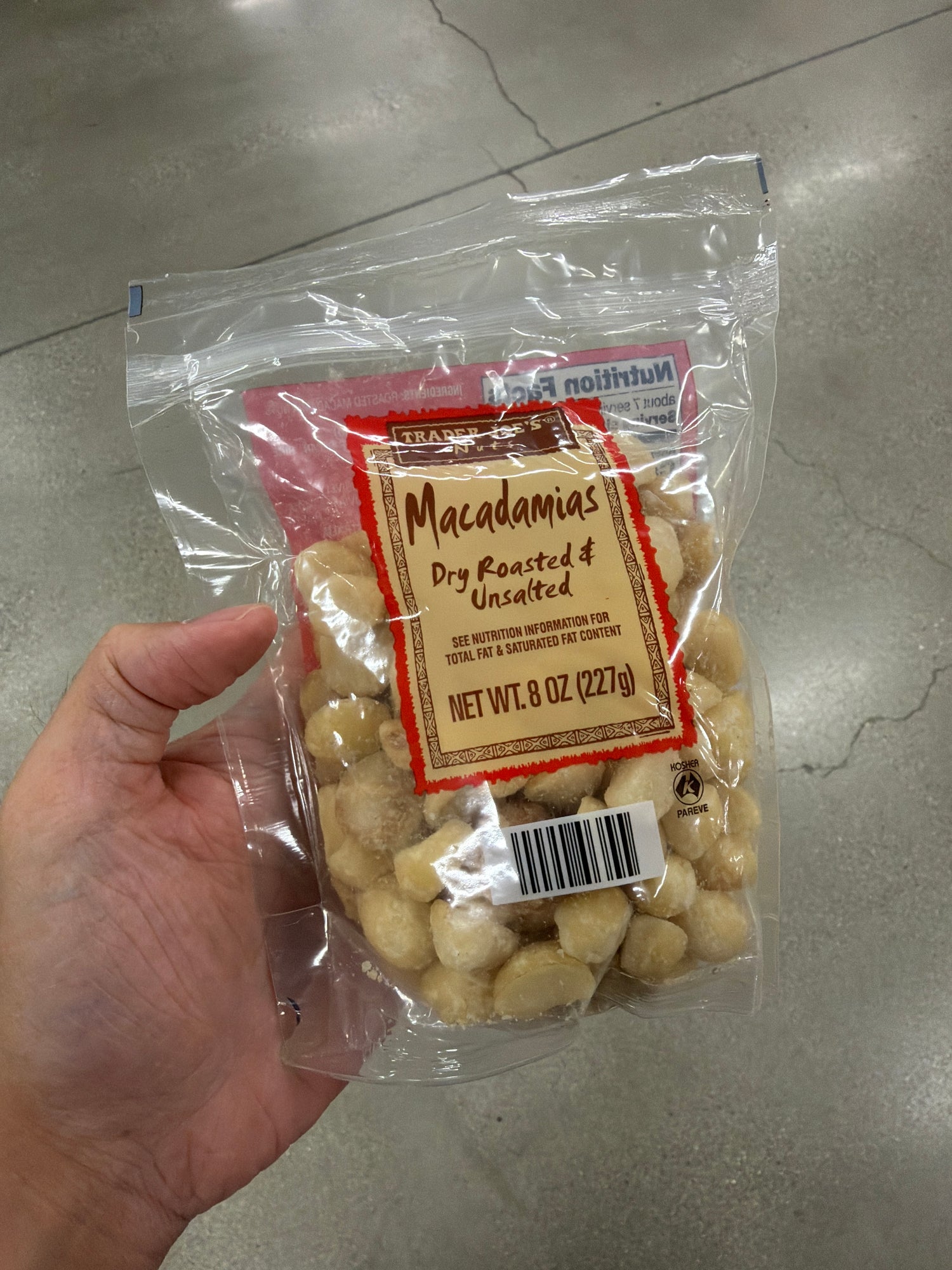 TJ 無鹽夏威夷果 227g