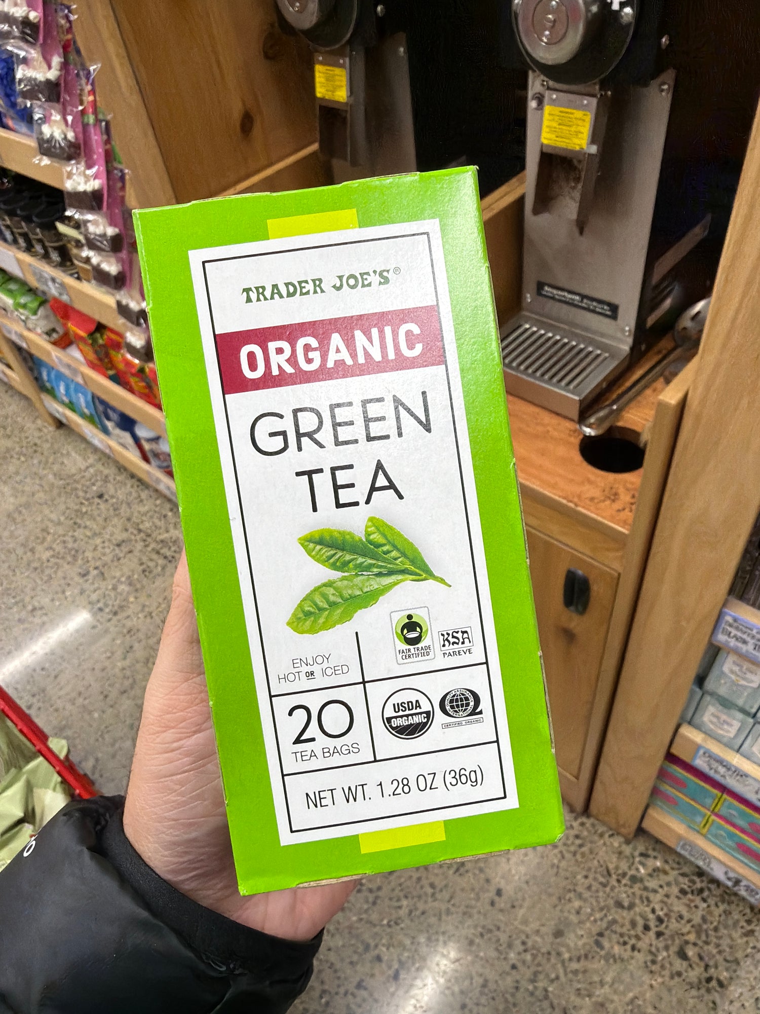 TJ 有機綠茶 20茶包