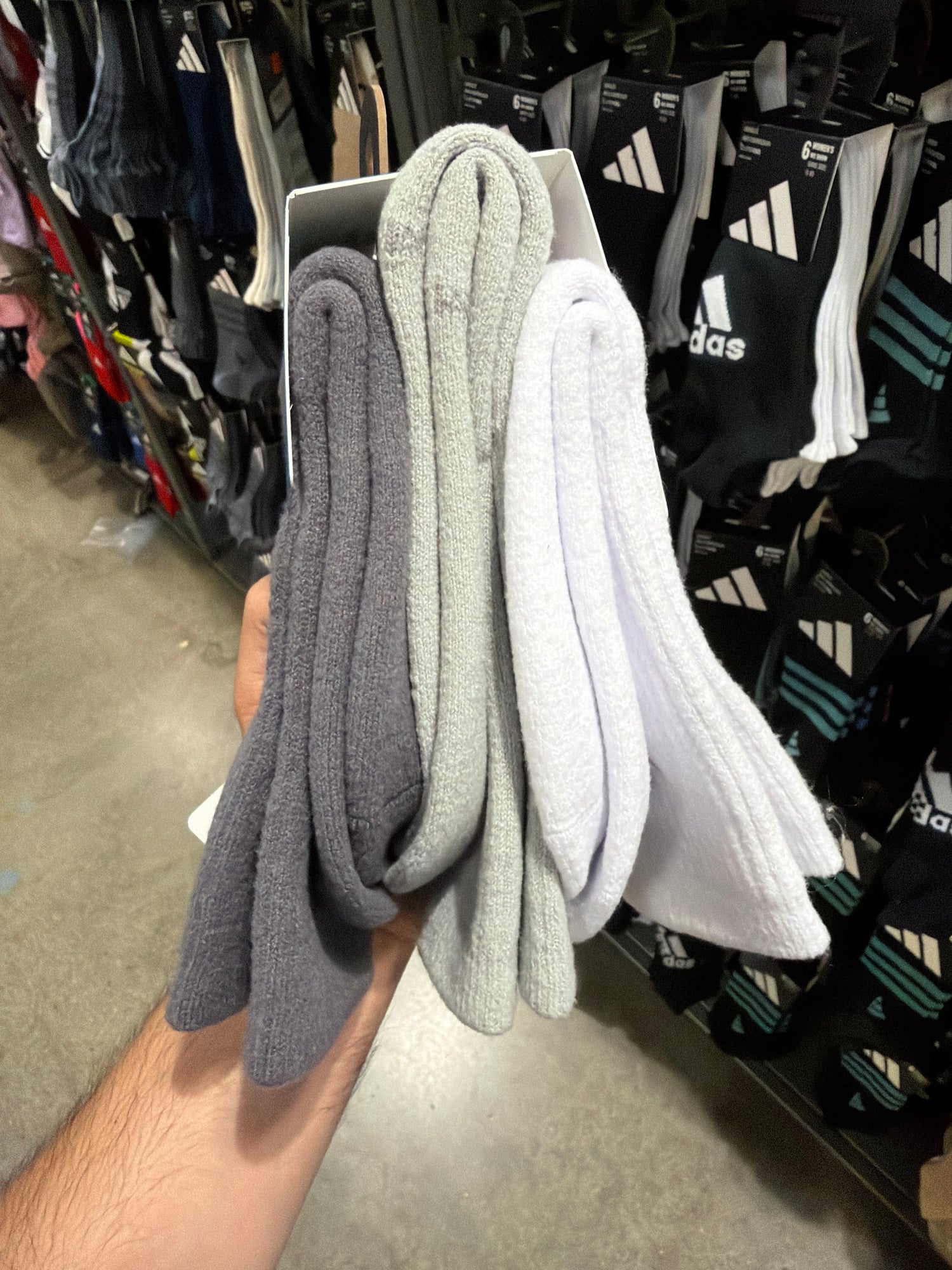 Adidas 超柔軟中筒襪 三入組 - JK5431