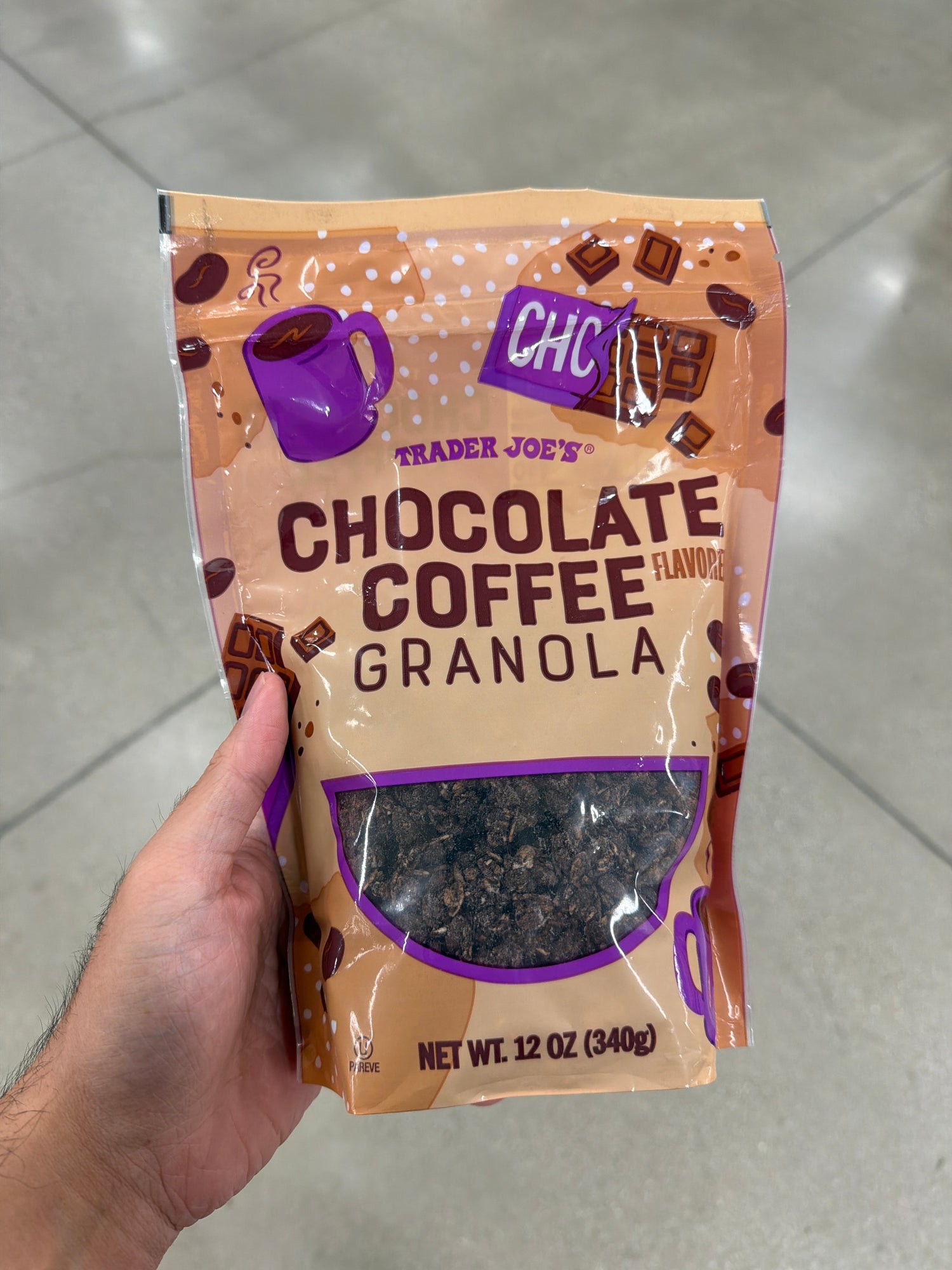 TJ 巧克力咖啡麥片 454g