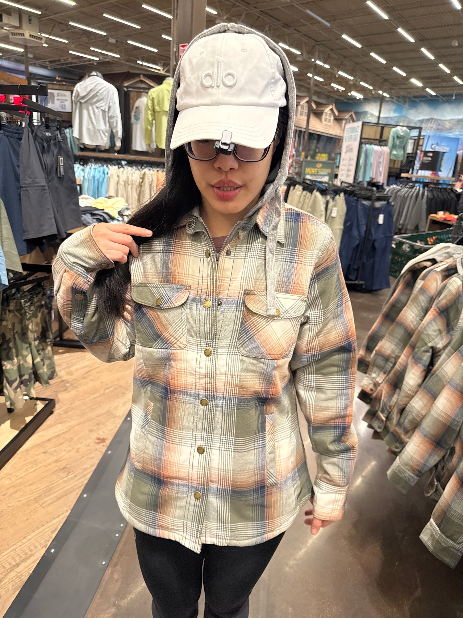 Natural Reflection Briar熊寶寶毛格紋外套