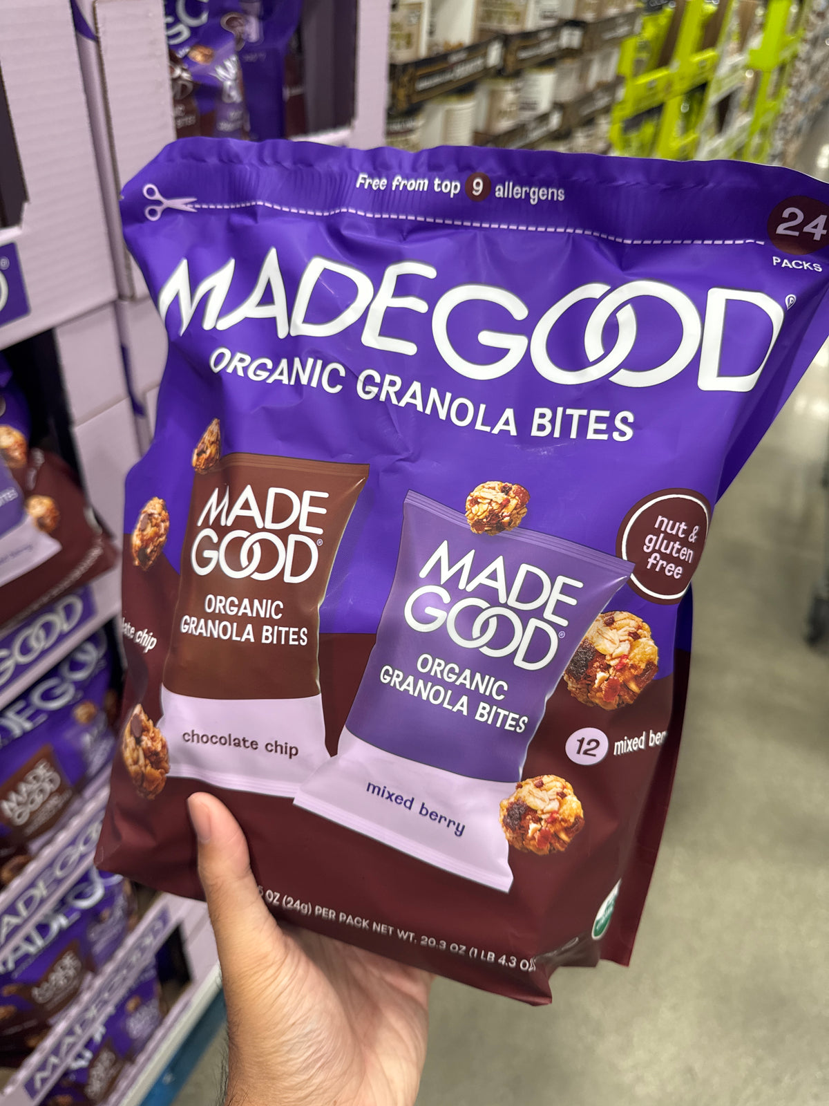 Costco Made Good - 燕麥球球(小包裝 24小包) - 576g