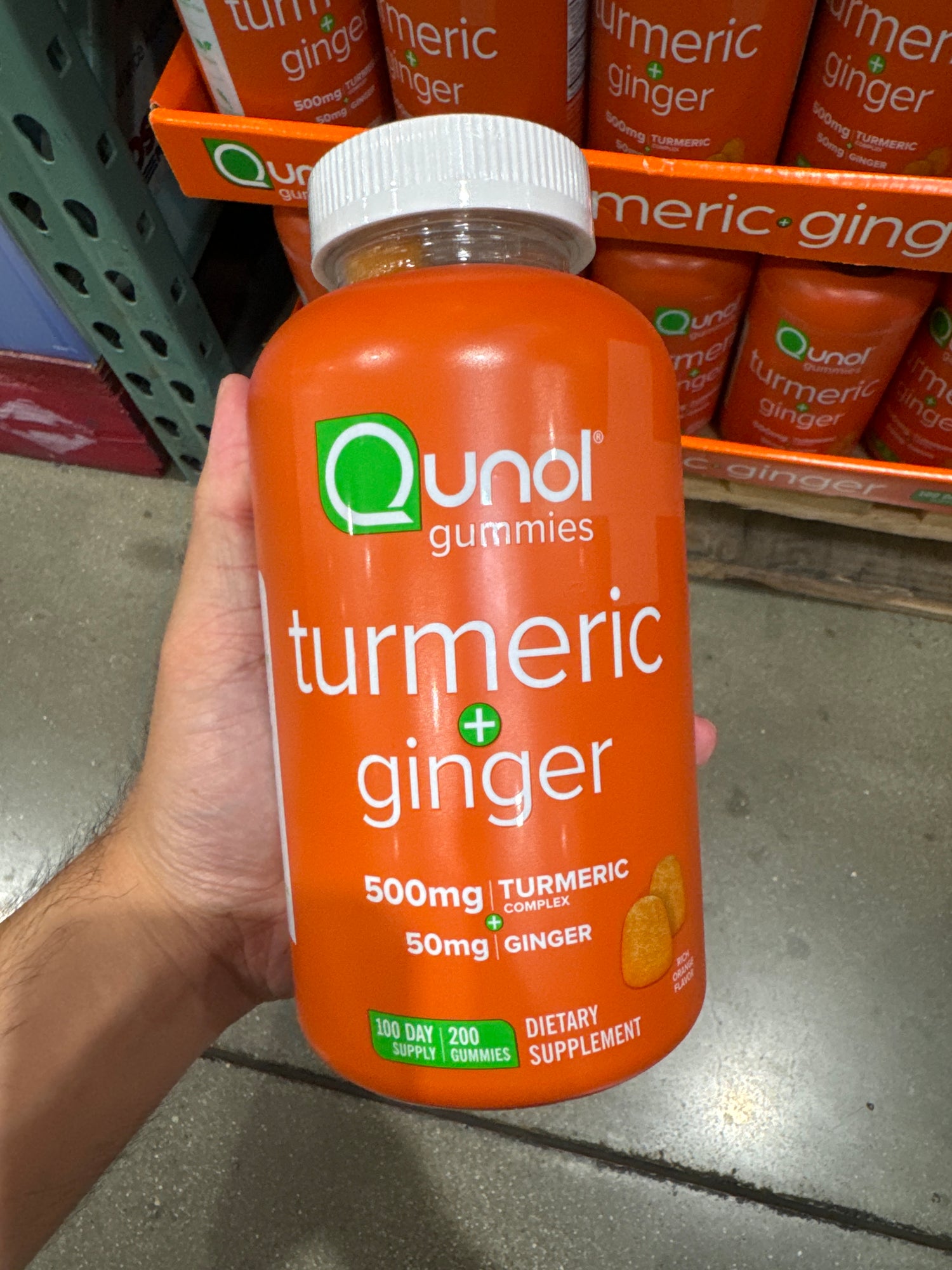 Costco Qunol 薑黃與薑軟糖 500mg - 200顆