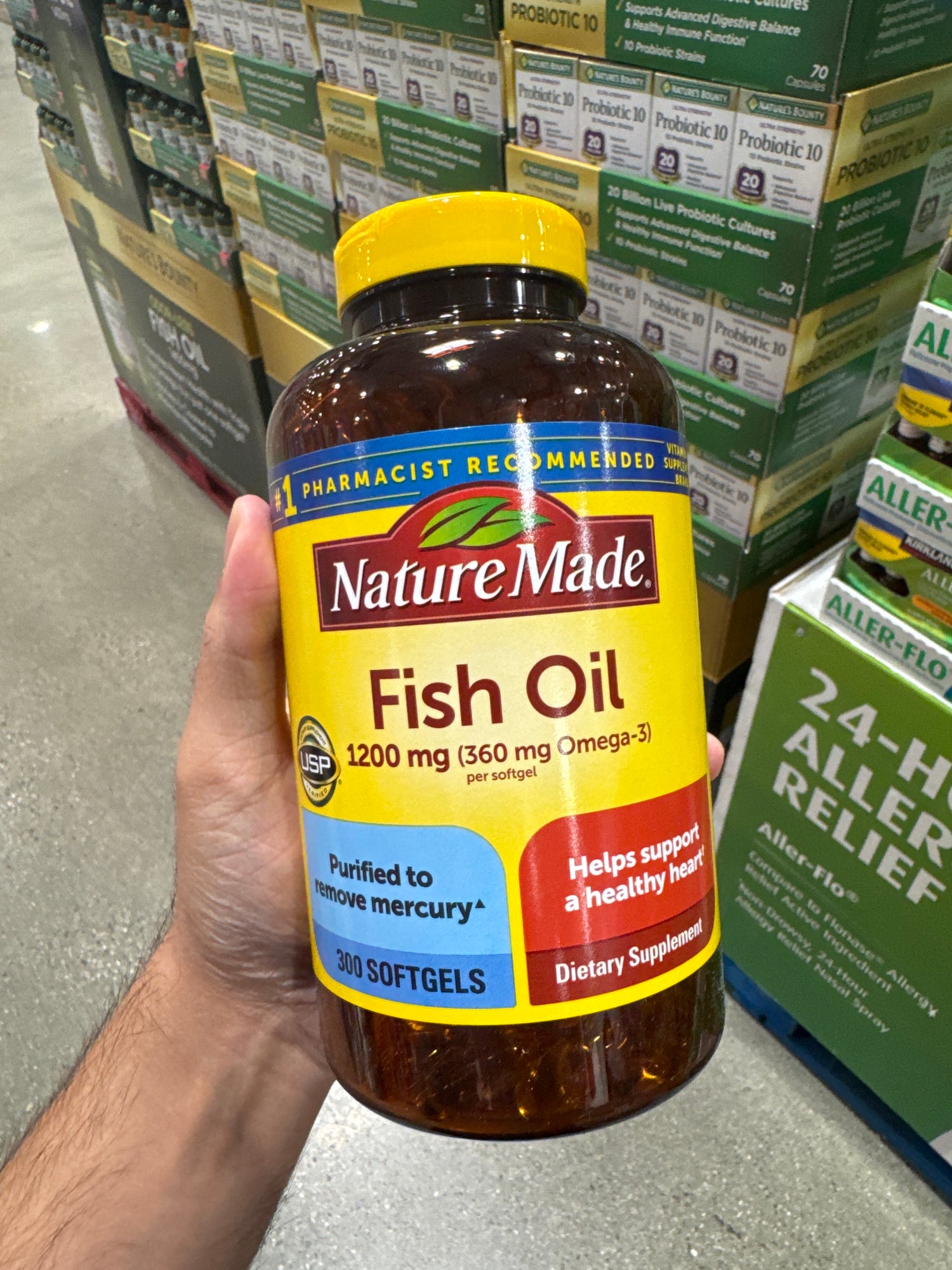 Costco naturemade 魚油 300顆