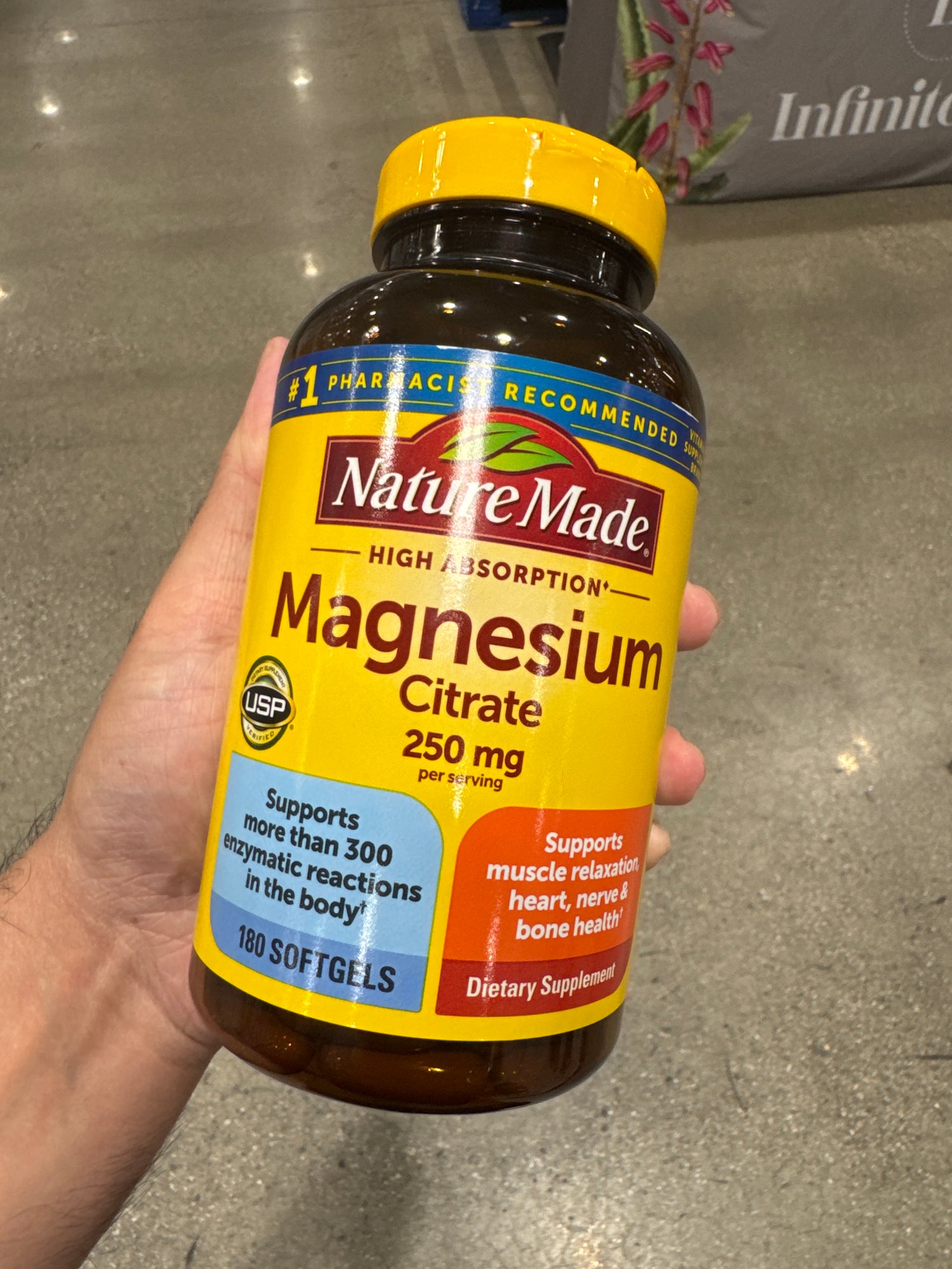 Costco Naturemade 鎂 180顆