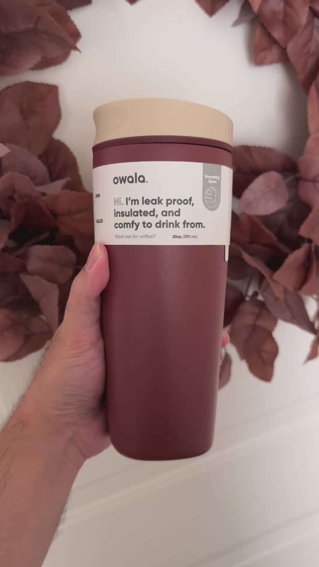 Owala 不會漏保溫杯 590ml - Hearth & Hands 聯名款