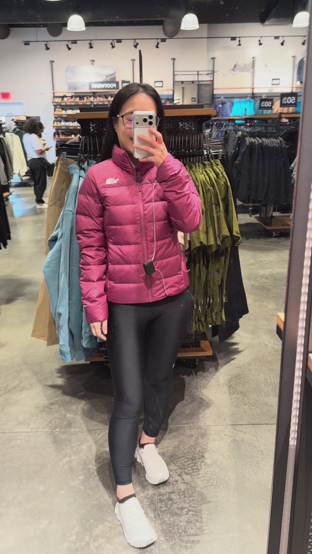 北臉 女生 好收納真羽絨外套 600