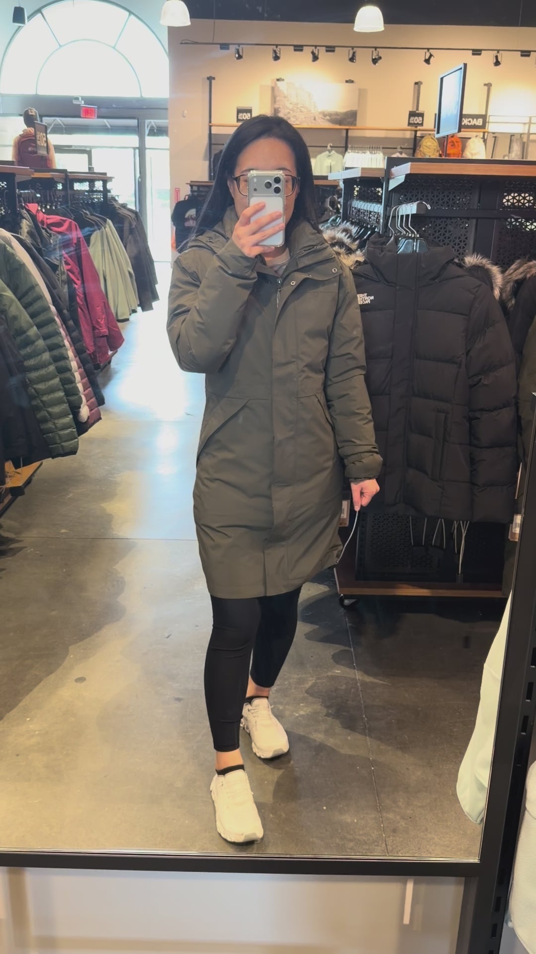 北臉 女生 Sequoia三合一[內裡真羽絨600] 深藍 S