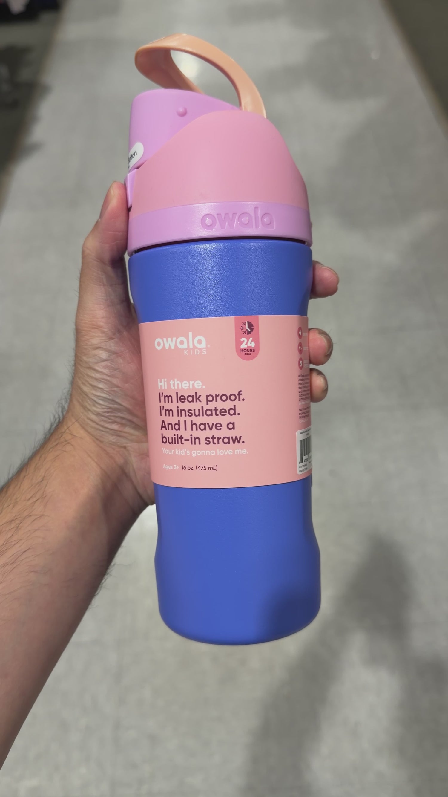 Owala 輕鬆喝 藍粉 - Wild Child