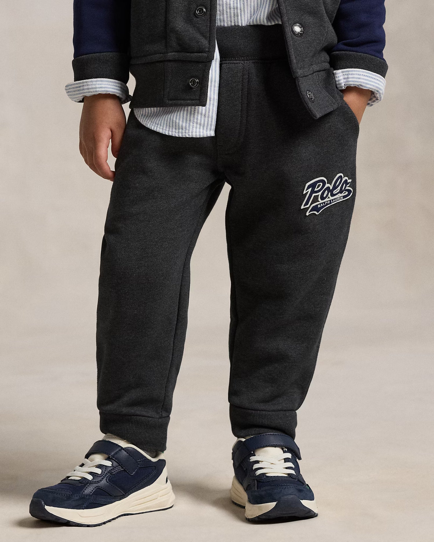 RL男小童 logo棉褲