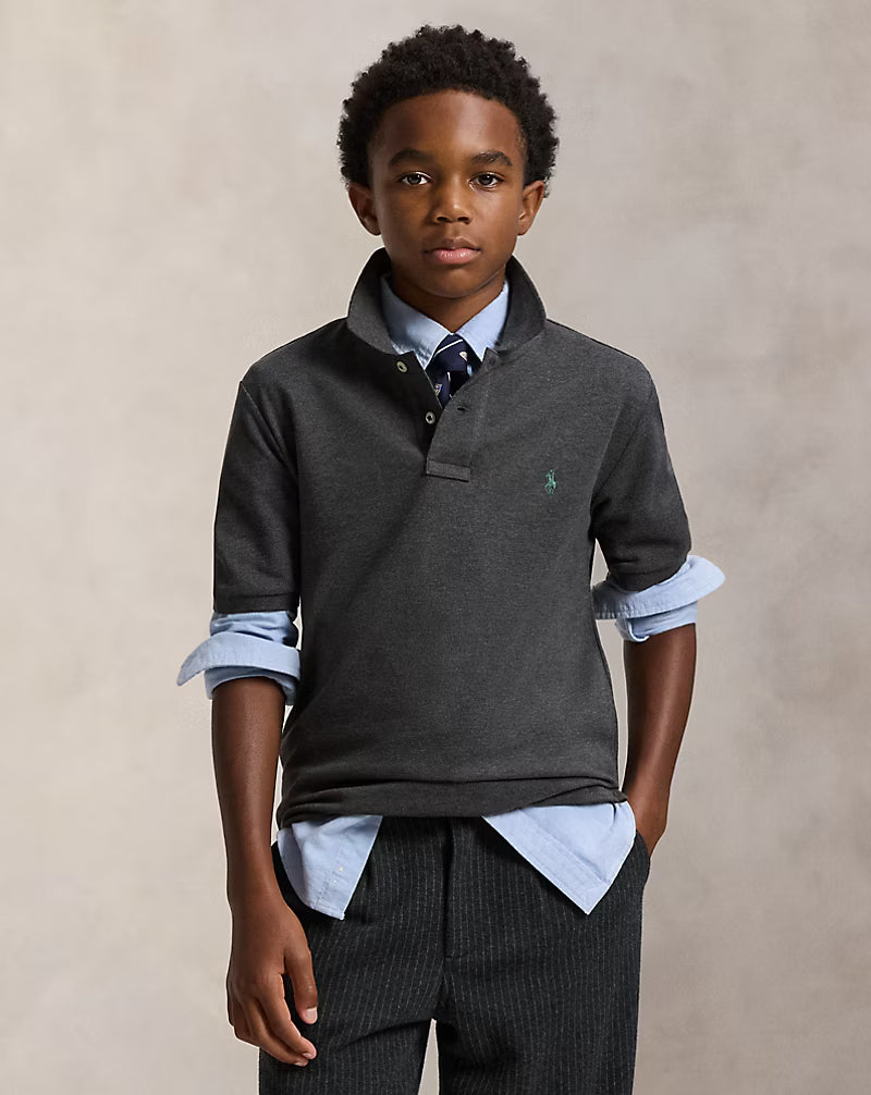 RL男大童 網眼小馬polo衫