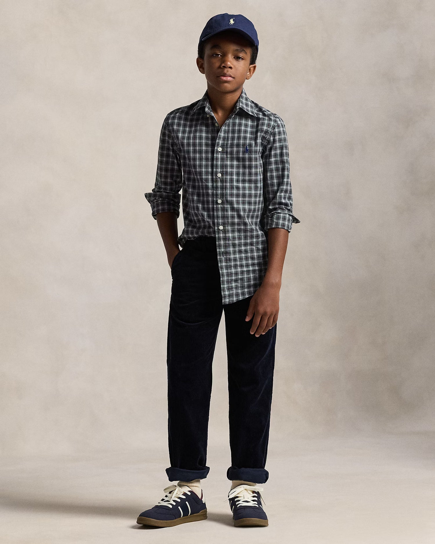 RL男大童 棉質襯衫