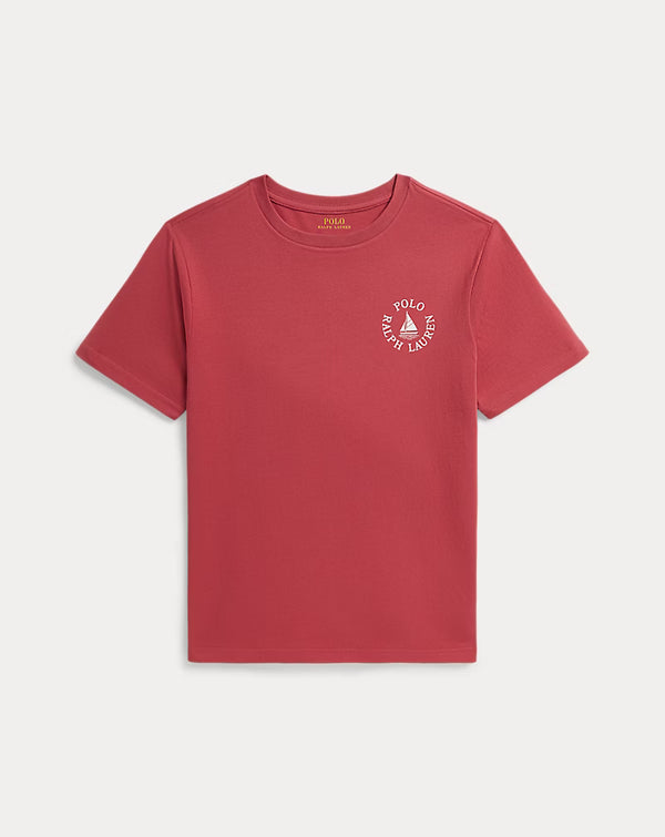 RL 男大童 圓圈logo短T