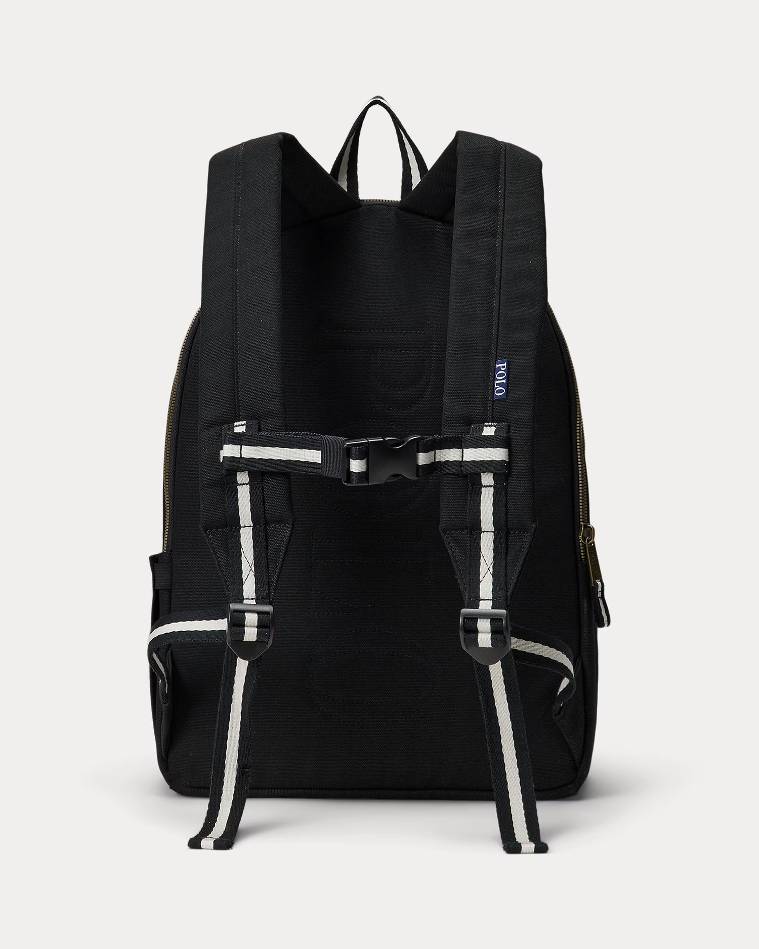 RL男大童 字母帆布後背包